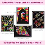 ZMLM Scratch Art for Kids 2 Pack Large Rainbow Scratch Notebooks Pink view 5