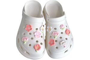 WISHTIME 10 20 30 PCS Different Cartoon Shoe Charms Decoration - Halloween Christmas Panda Animal Mushroom Flowers - Cool and Cute for Sandals and Shoe Decoration