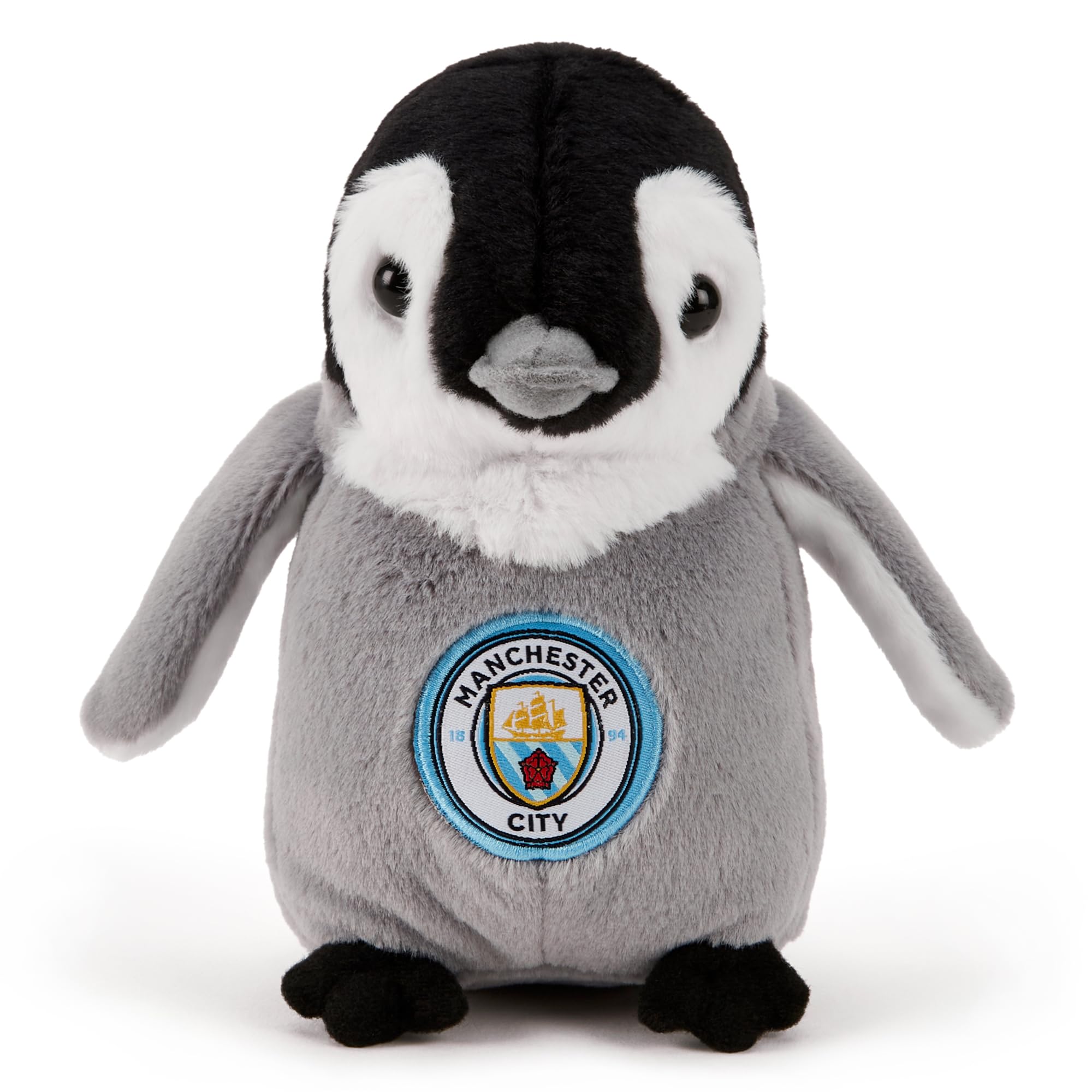 The Gift Scholars Man City FC 22cm Penguin Plush: Officially Licensed Eco-Friendly Football Soft Toy, Ideal Present for Citizens Both Young and Old