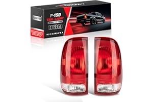 FOMIUZY Tail Lights Cover Fit Ford F150 F-150 1999 2000 2001 2002 2003 F250 F350 F450 F550 Super Duty 1999-2004 2005 2006 2007 Rear Left Driver Right Passenger Assembly(Harness & Bulb Not Included)