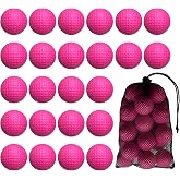 HHLZM 24 Pack Foam Golf Practice Balls,Practice Golf Balls for Backyard,Realistic Feel and Limited Flight Soft Golf Balls for Indoor or Outdoor Training