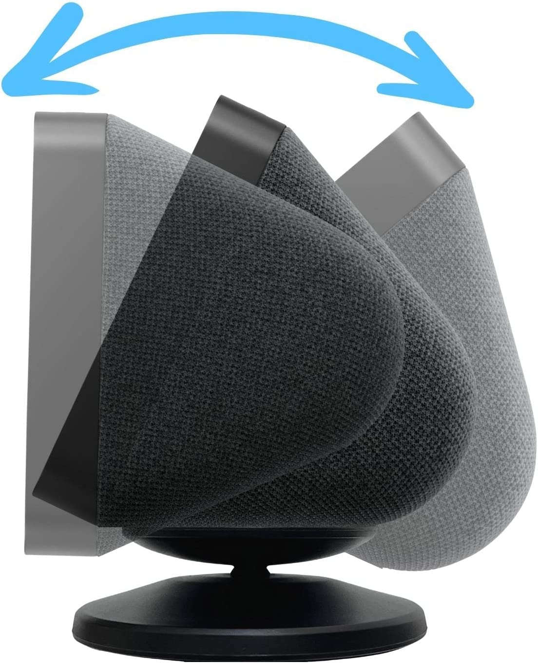 Sintron Smart Display Stand for Show 5 & 8 (1st & 2nd Gen) Adjustable Magnetic Stand Mount for Show 8 & 5 with 360 Degree Rotation Tilt Function & Anti-Slip Base (Black), Compatible with iPhone Models