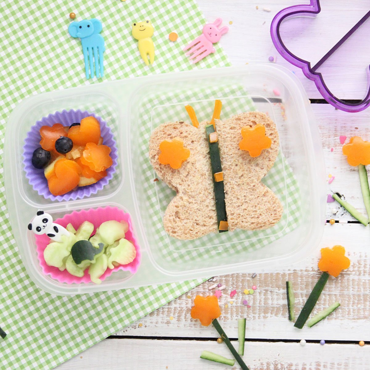Complete Bento Lunch Box Supplies and Accessories For Kids - Sandwich Cutter and Bread Crust Shape Remover - Mini… 8 Complete Bento Lunch Box Supplies and Accessories For Kids - Sandwich Cutter and Bread Crust Shape Remover - Mini… - Image 9