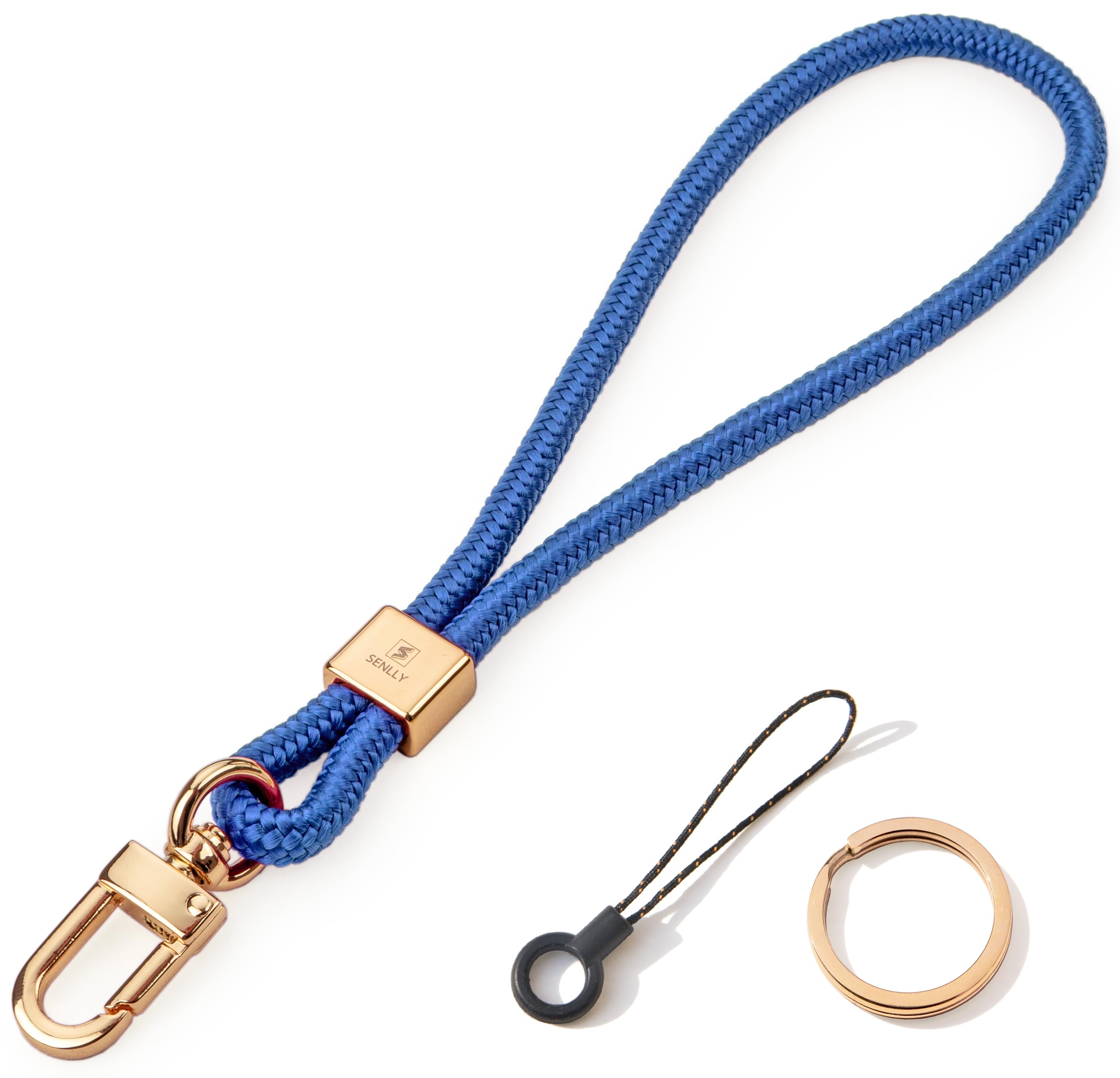 SENLLY Wristlet Lanyard Strap for Keys, Original Minimalist Design Wrist Keychain Holder