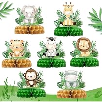 Konfetti Mit Dschungeltieren – Goldglitzernd, 100 Stück, Für Safari-Party & Babyshower