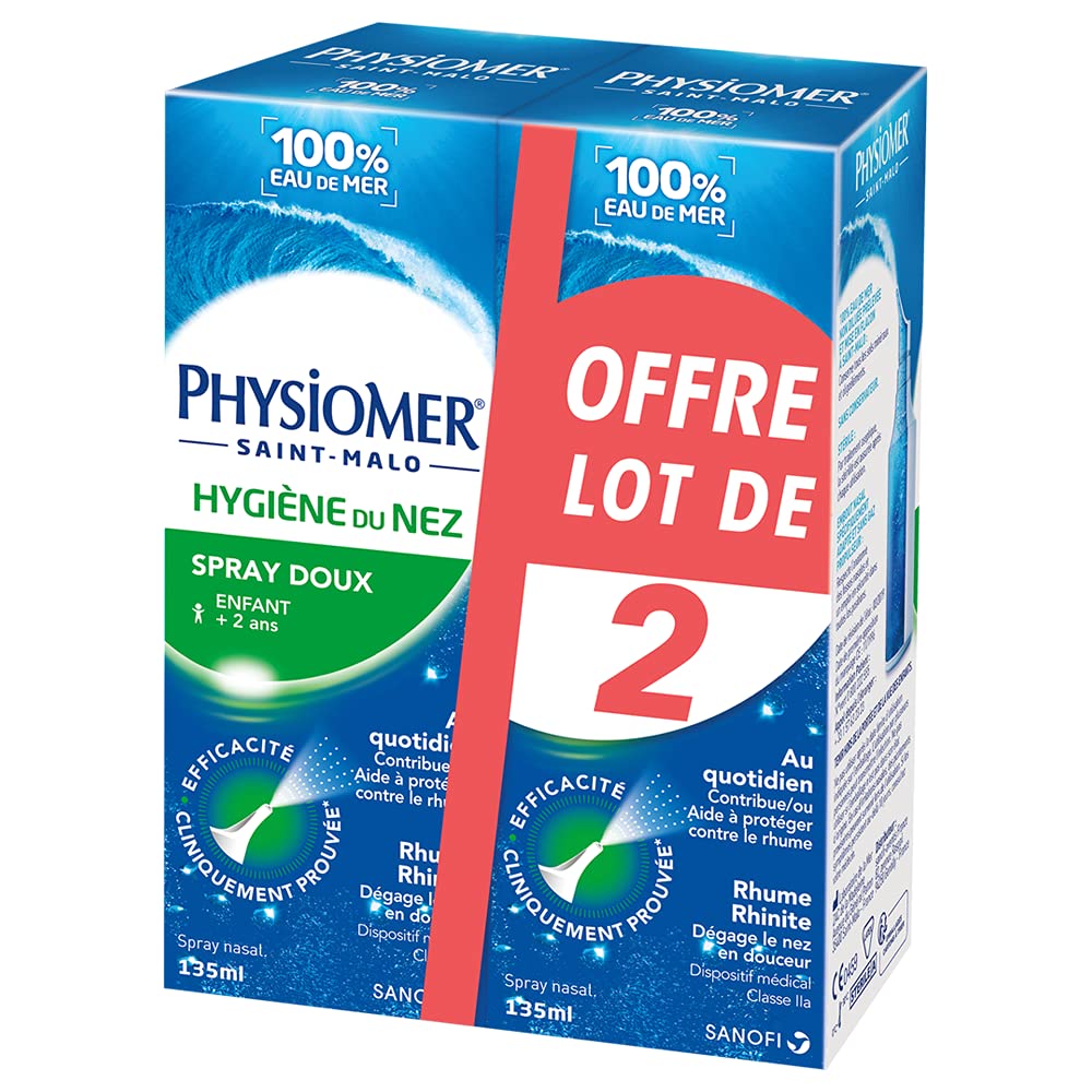 Physiomer Nasal Hygiene Spray 2 x 135ml