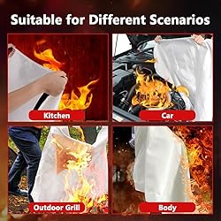 HOMEXCEL Fire Blanket Emergency for Home and
