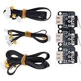 3D Printer Part Stepper Motor X Y Z Axis Cable and End Stop Limit Switch | Fit for Ender 3/Ender 3 Pro/Ender 3X. 3Pcs Stepper Motor Cable and 3Pcs Endstop Limited Switch
