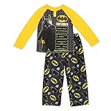 Lego Batman Boys Poly Top with Flannel Pants