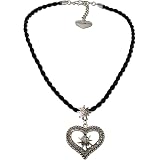 Alpenflüstern Bavarian Jewelry Set – Satin Ribbon Necklace & Earrings With Rhinestone Edelweiss For Dirndl & Oktoberfest - View #10