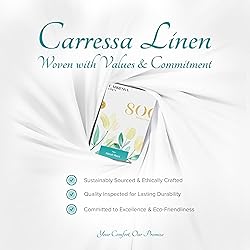 Carressa Linen 100% Cotton Twin Size Fitted Sheet