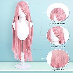 UTIEHD 100cm / 40 Inch Long Wig, Universal Anime