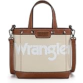 Montana West Wrangler Tote Bag for Women Vintage Top Handle Handbags and Shoulder Bag