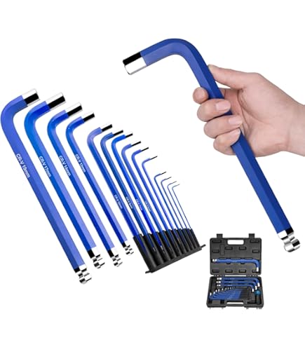 Eklind Tool 10614 Hex-L Key allen wrench, 14 Pieces Set Metric MM