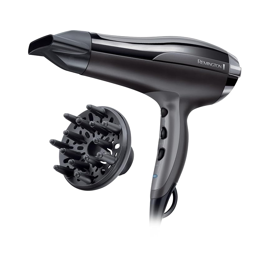 Remington Asciugacapelli 2400W - Leggero e Potente - Con Ioni per capelli meno crespi