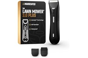 MANSCAPED® The Lawn Mower® 3.0 Plus Groin & Body Hair Trimmer – Updated SkinSafe® Trimmer Blade, Waterproof Wet/Dry Groomer, USB-C Rechargeable, Men’s Wireless Ball Shaver