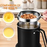 Chihee 2L Stainless Steel Grease Container with Fine Mesh Strainer view 3