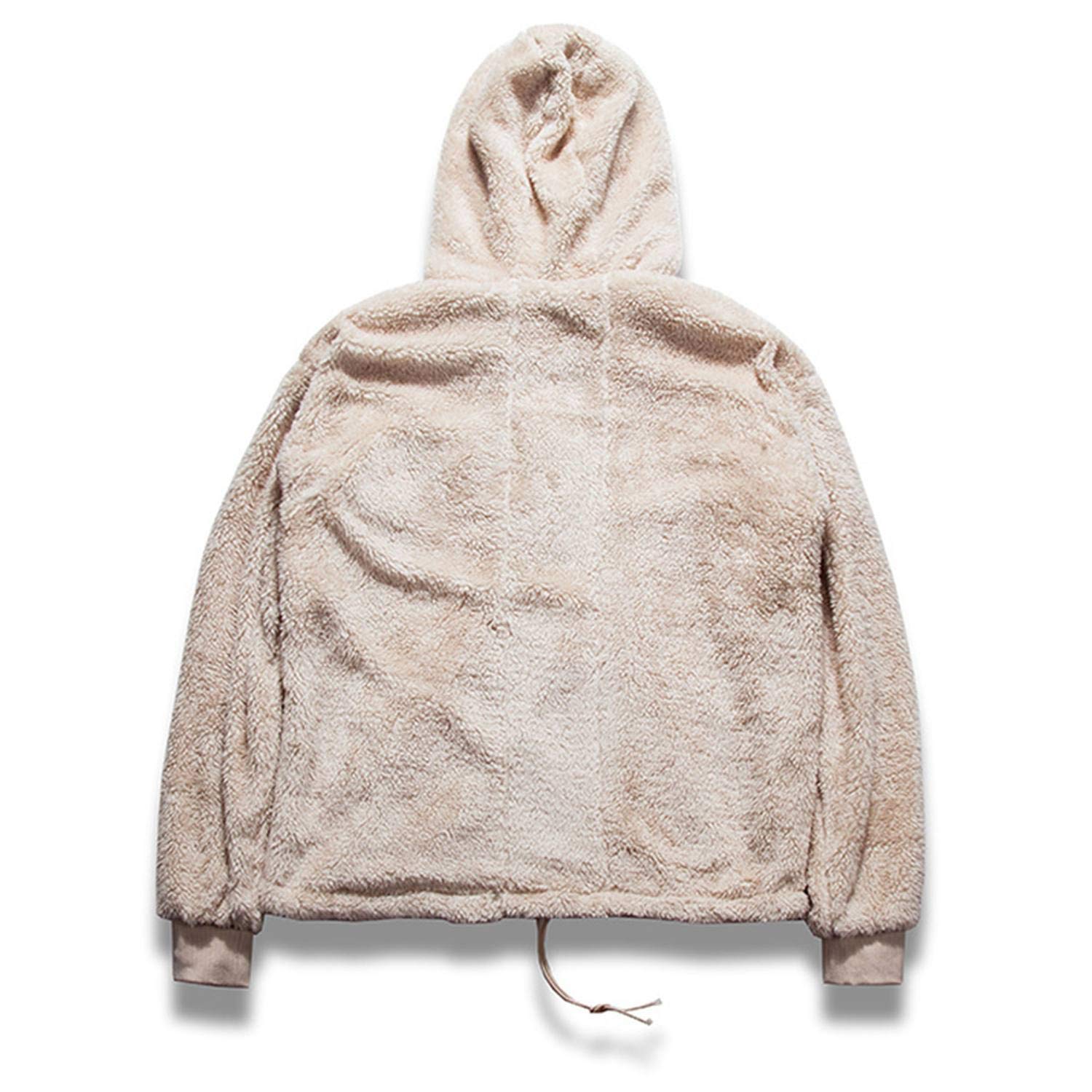 zip up sherpa hoodie
