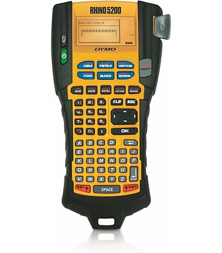 Amazon.com: DYMO 1755749 Rhino 5200 Industrial Label Maker, 5
