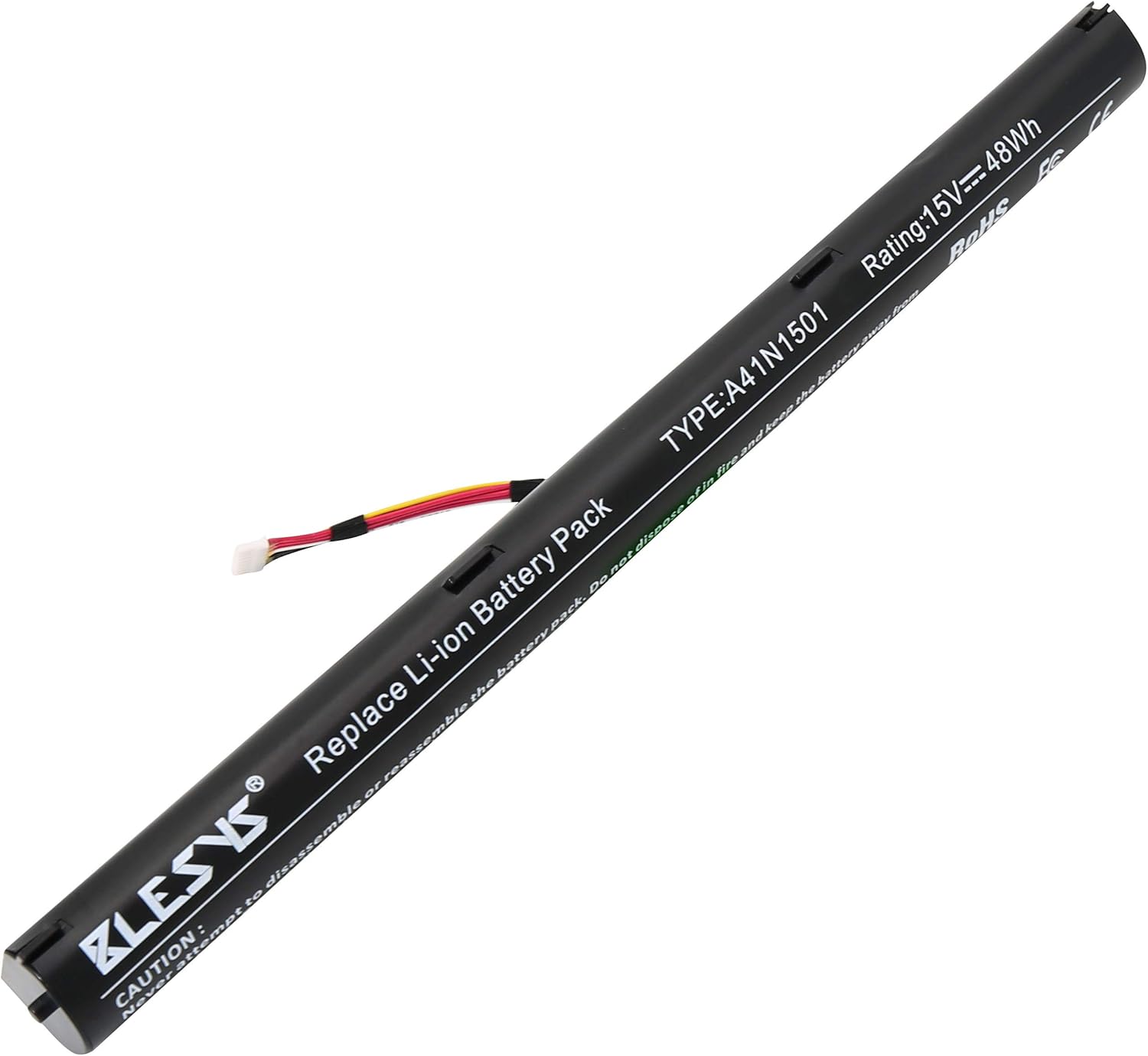 BLESYS N552V N552VW N552VX Battery for ASUS N552VW-FY094T N552VX-FW140T N552VXx-FY106T Series Laptops, Black, Asus N552VX Battery - Image 3