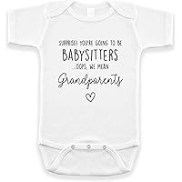 First Granddaughter Pregnancy Announcement Onesie® GIFTBOX Personalize Baby Gender Reveal Gift For Parents New Grandparents Grandma Grandpa
