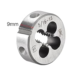uxcell 5/16-18 UNC Round Die, Machine Thread Right