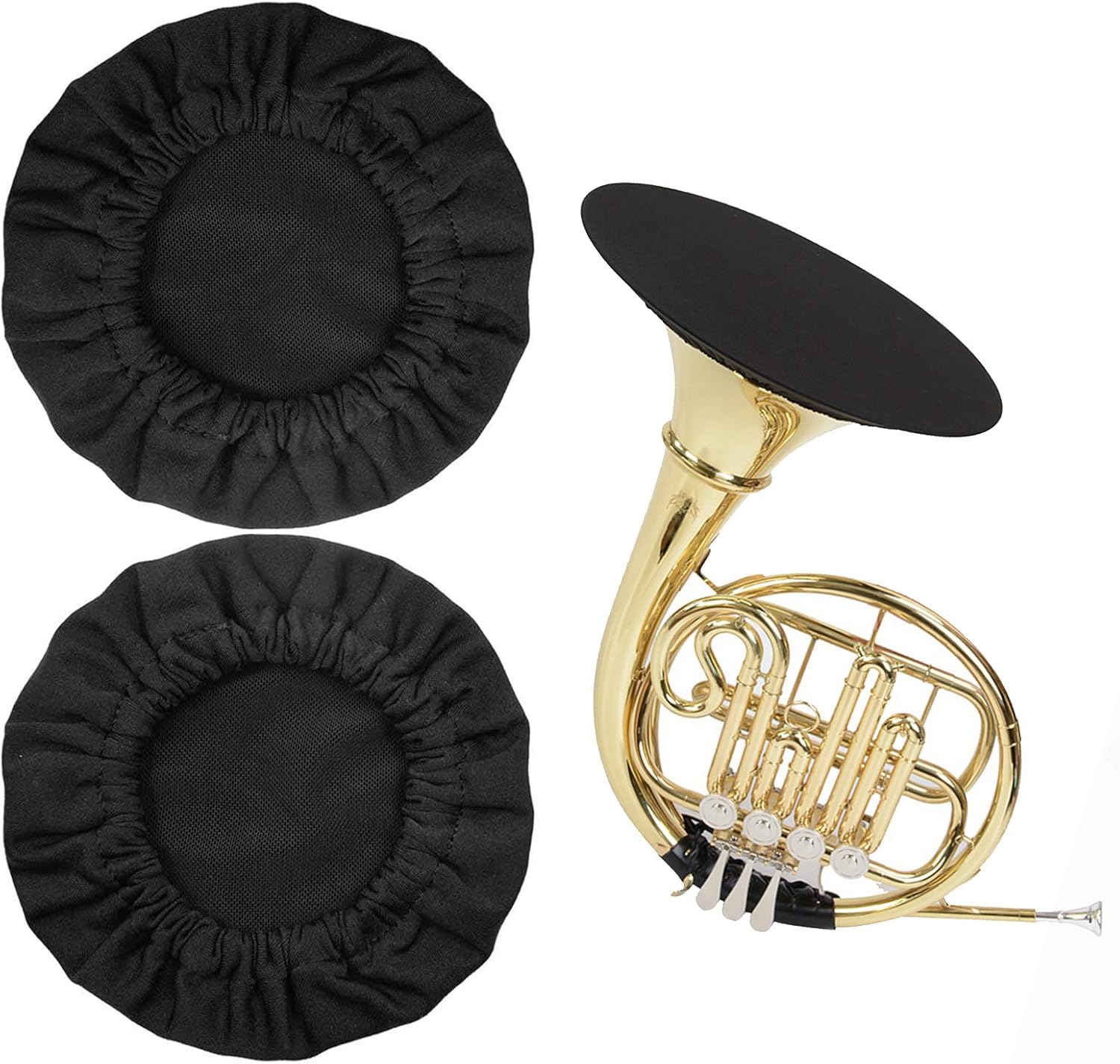 Reusable Music Instrument Bell Cover 11-12" Ideal for Euphonium/French Horn 2 pieces, Can be washed alternately (11-12 inches): Musical Instruments