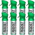 Boost Oxygen Pocket Size Natural 3 Liter Canister | Respiratory Support for Aerobic Recovery, Altitude, Performance and Health (8 Pack)