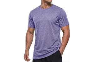 TACVASEN Men's Athletic T-Shirts Short Sleeve Quick Dry Lightweight Breathable Crew Neck Running Workout Gym Tops