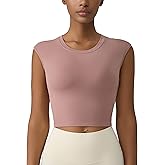 Women's Workout Athletic Shirts Sexy Open Back Sports Bra Tank Top Casual Tight T Shirts with Built in Bra