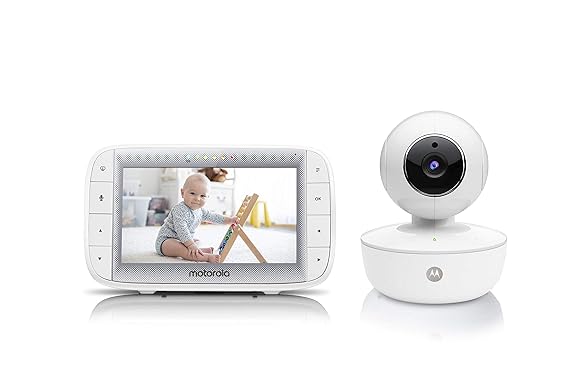 motorola comfort 50 digital video audio baby monitor with 5 inch color screen