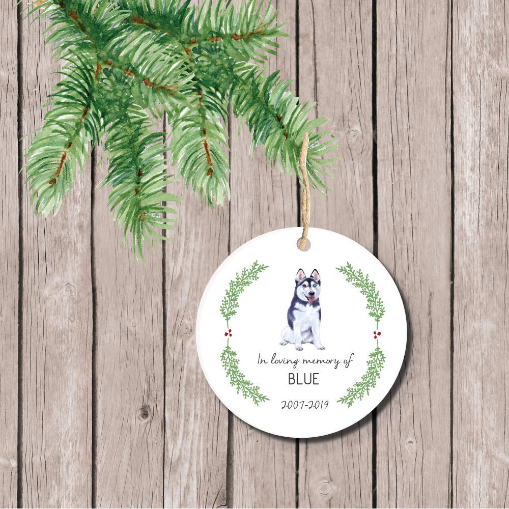 Siberian Husky Memorial Gift Loss of Dog Handmade