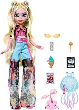 Monster High Lagoona Blue Doll Mesh Tee Cargo Pants Neptuna Access. view 4