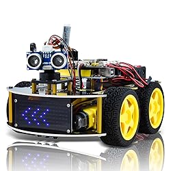 KEYESTUDIO Smart Car Robot,4WD Programmable DIY