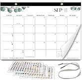 Calendarin Desk Calendar 2025-2026 for Canada, 17x12 Inch, 22 Months from September 2025 to June 2027, 160 GSM Thick Paper, P