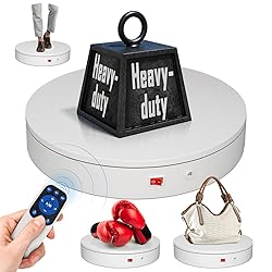 15.8In Remote Motorized Electric Turntable Rotating