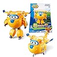 Super Wings Transformable Toys, 5 in Donnie Airplane Transforming Figures Toys, 2 in 1 Mode Rescue Bots Action Figure Toys for 3-5 Year Old Boys Girls, Fun Plane Toys for Toddlers Kids Age 3 4 5 6 7