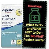 Anti-Diarrheal, Loperamide HCL 2 mg - 24 Caplets Tamper Resistant Blister Packs. + 'No Fluff' Anti-Diarrhea Pocket Guide