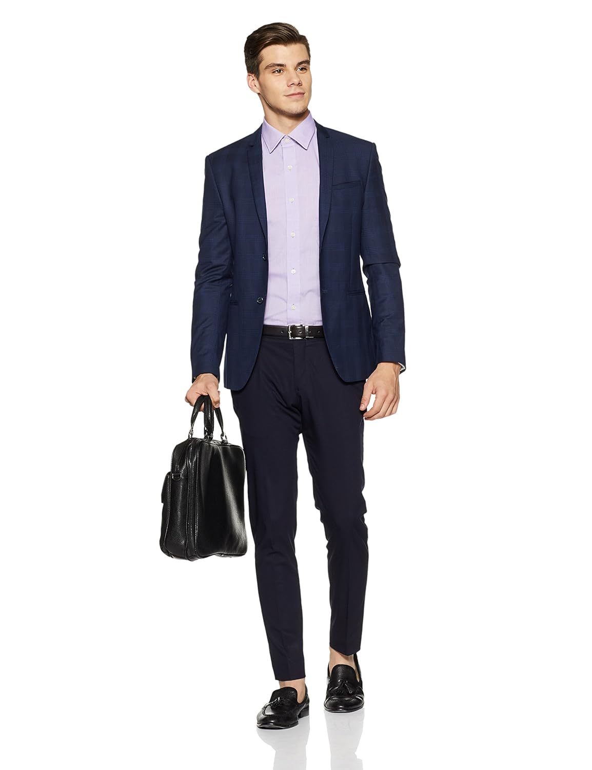 arrow men's plain regular fit formal shirt