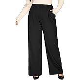 Heathyoga 1X-4X Plus Size Stretchy Work Pants Women Pull on Womens Dress Pants Business Casual Outfits Slacks for Women