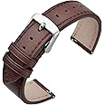 ANNEFIT Watch Band 16mm 17mm 18mm 19mm 20mm 21mm 22mm 24mm - Classic Oil Wax Leather Quick Release Watch Strap for Men Women