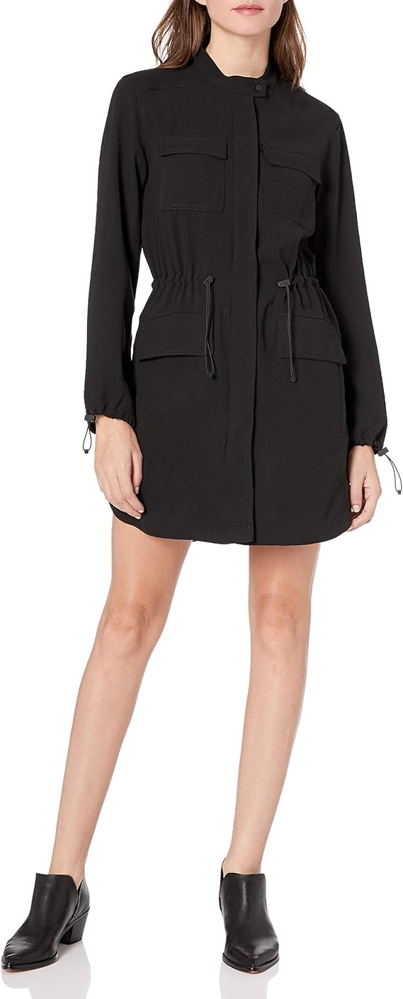 black utility dress