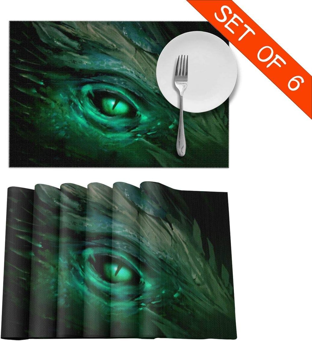 Best Dragon Placemats For Dining Table Set Of 6
