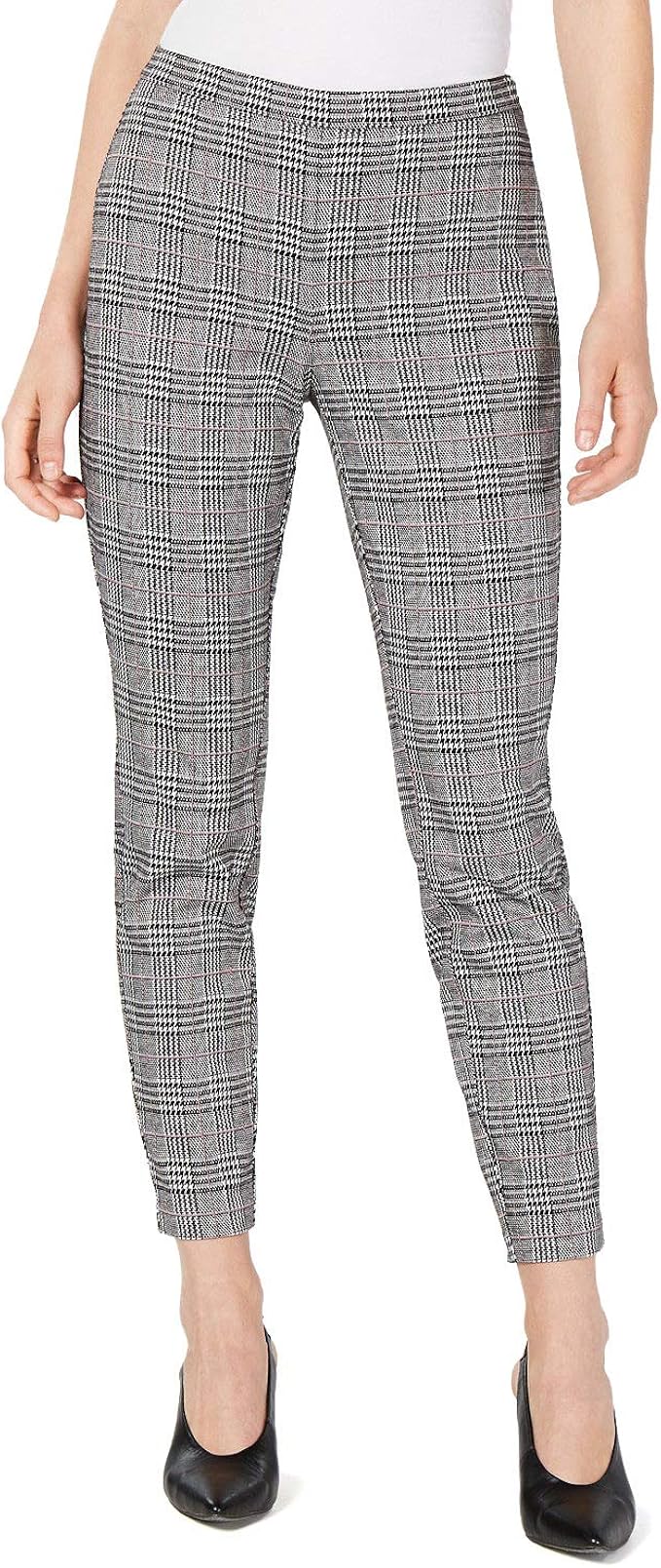 glen plaid women's pants