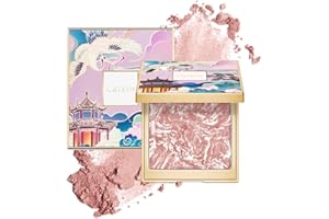 CATKIN Powder Blush for Cheek Blusher Natural Shimmering Blush & Highlight 2 in 1 Creamy Blendable Baked Blush Palette 10g C0