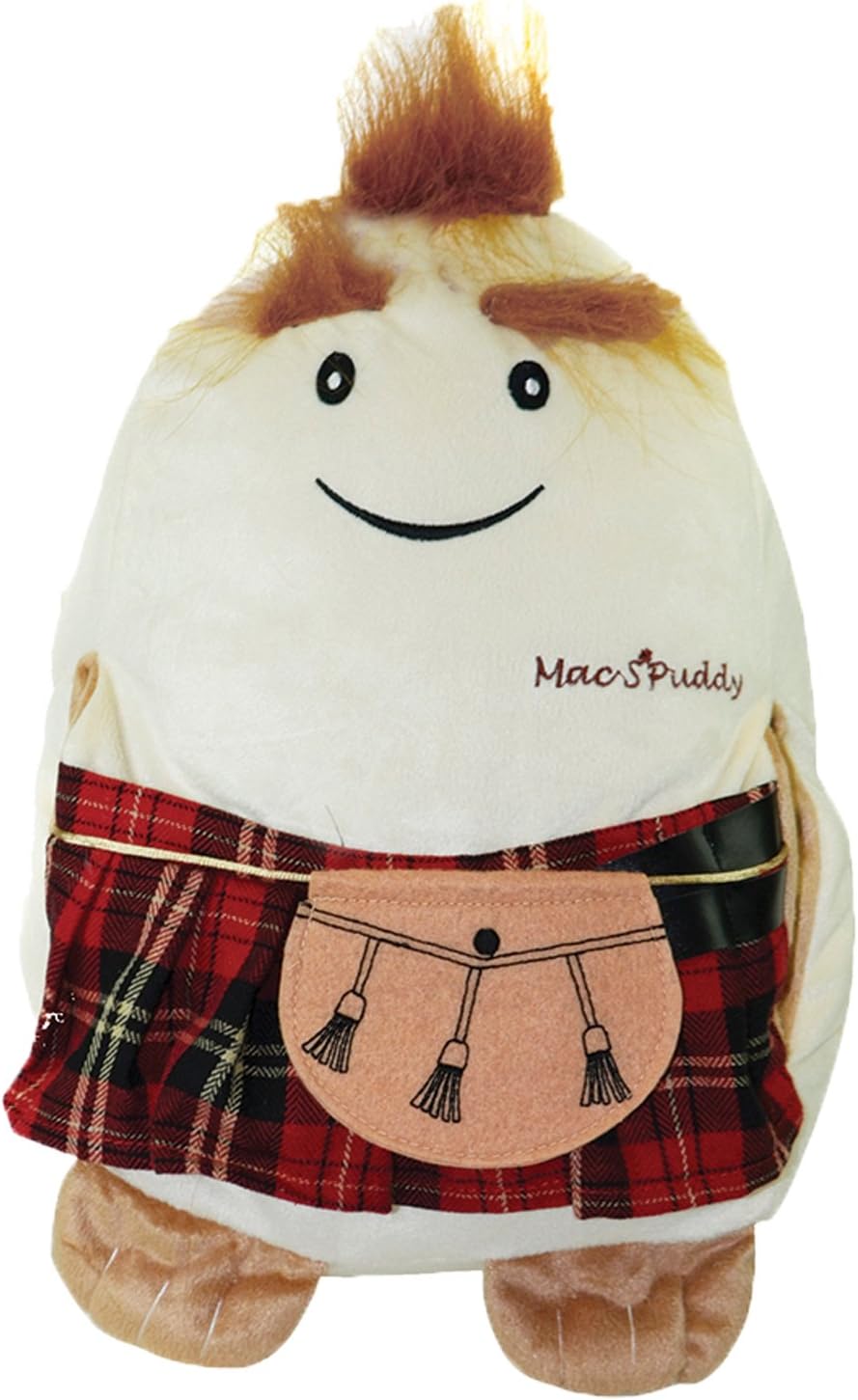 Spuddy Brandwell Mac Novelty Potato Cushion Natural Kilt Amazon.co