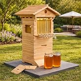 Bee Hive Starter Kit &ndash; Automatic Beehive Box Set for Easy Beekeeping, Complete Bee Hive Boxes for Beginners