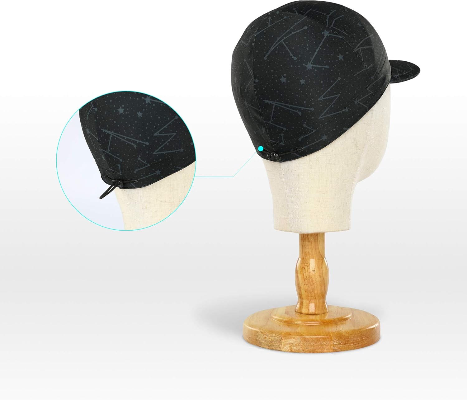 SUNMECI Cycling Cap for Men Cooling Adjustable Bike Hat with Little Brim Perfect Under Helmet: Clothing