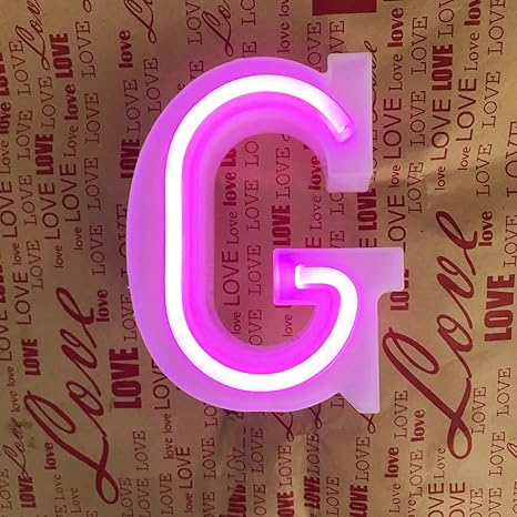 pink wall letters
