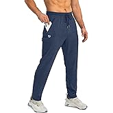 G Gradual Men's Sweatpants with Zipper Pockets Tapered Joggers for Men Athletic Pants for Workout, Jogging, Running